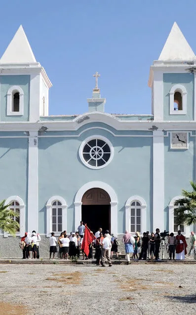Historic church in Fogo