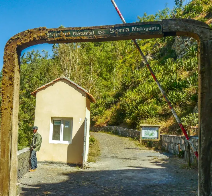 Entrance to Serra Malagueta Natural Park